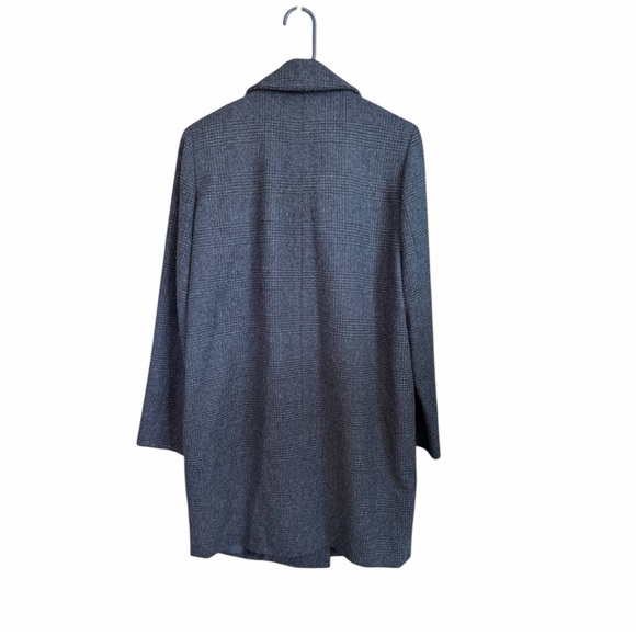 J.Crew Gray Single Breasted 100% Wool Fully Lined Peacoat Jacket Size 4 - Picture 2 of 7